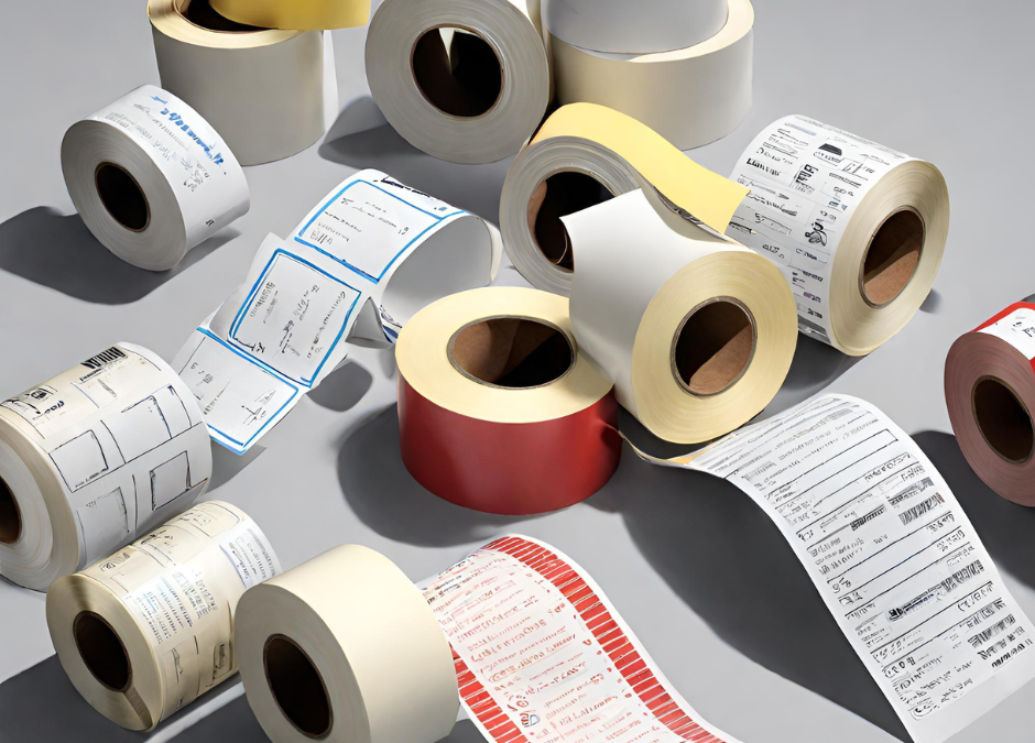 Etiquetas adhesivas de papel vs. plástico